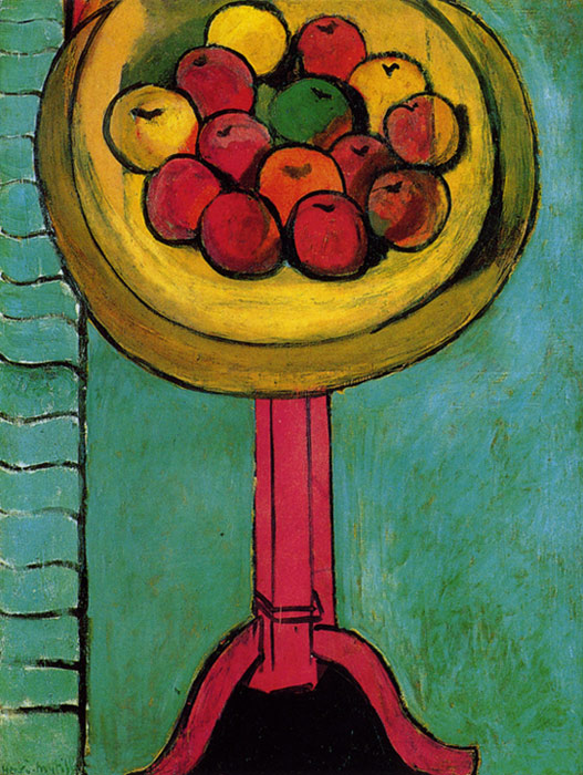 Photo:  Henri Matisse, Bowl of Apples on a Table, 1916